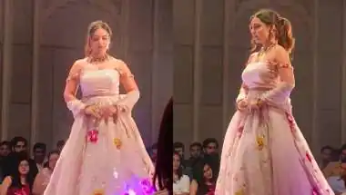 Chetna Atrey Dominates Ramp at Jaipur Couture Show, Eyes Pageant Future